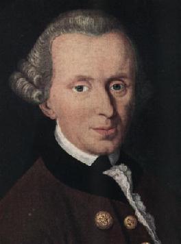 Immanuel Kant, painting by Johann Gottlieb Becker, 1768 — Schiller National Museum, Marbach, public domain